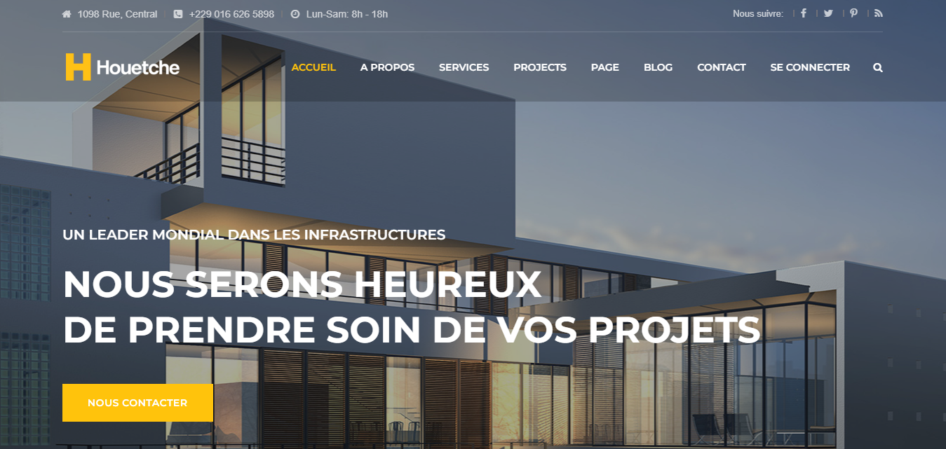 Site Web Professionnel pour Entreprise d’Architecture & BTP